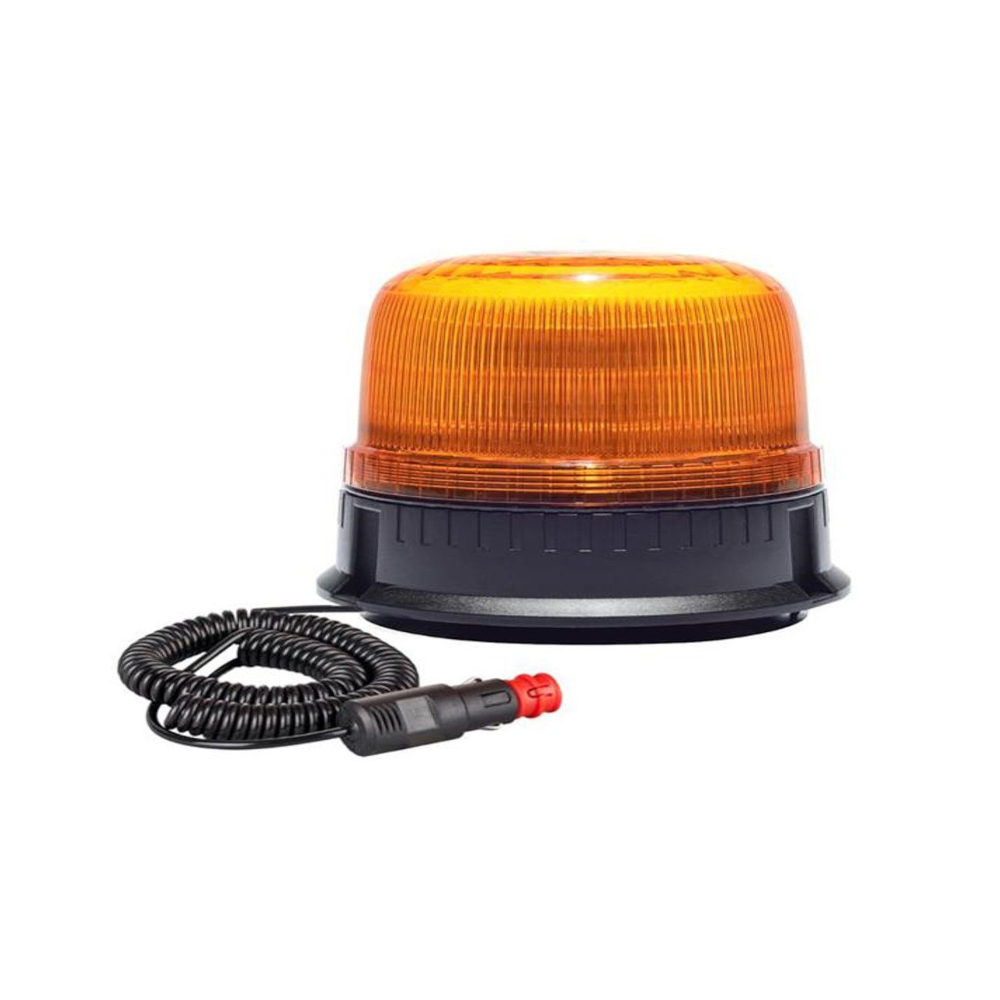 Blikajúca lampa žltá s LED 12V/24V 16 LED