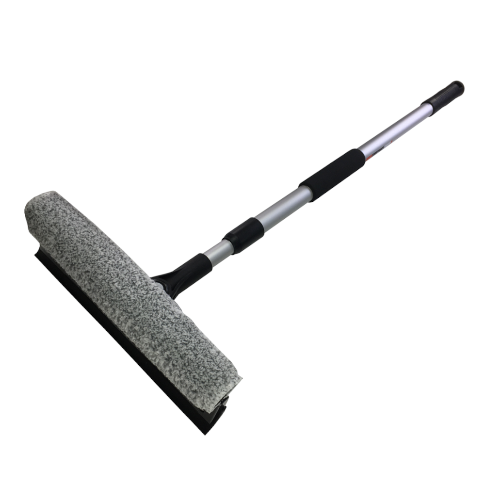 Teleskopický stierací mop na okná 25 cm s ohybnou hlavou