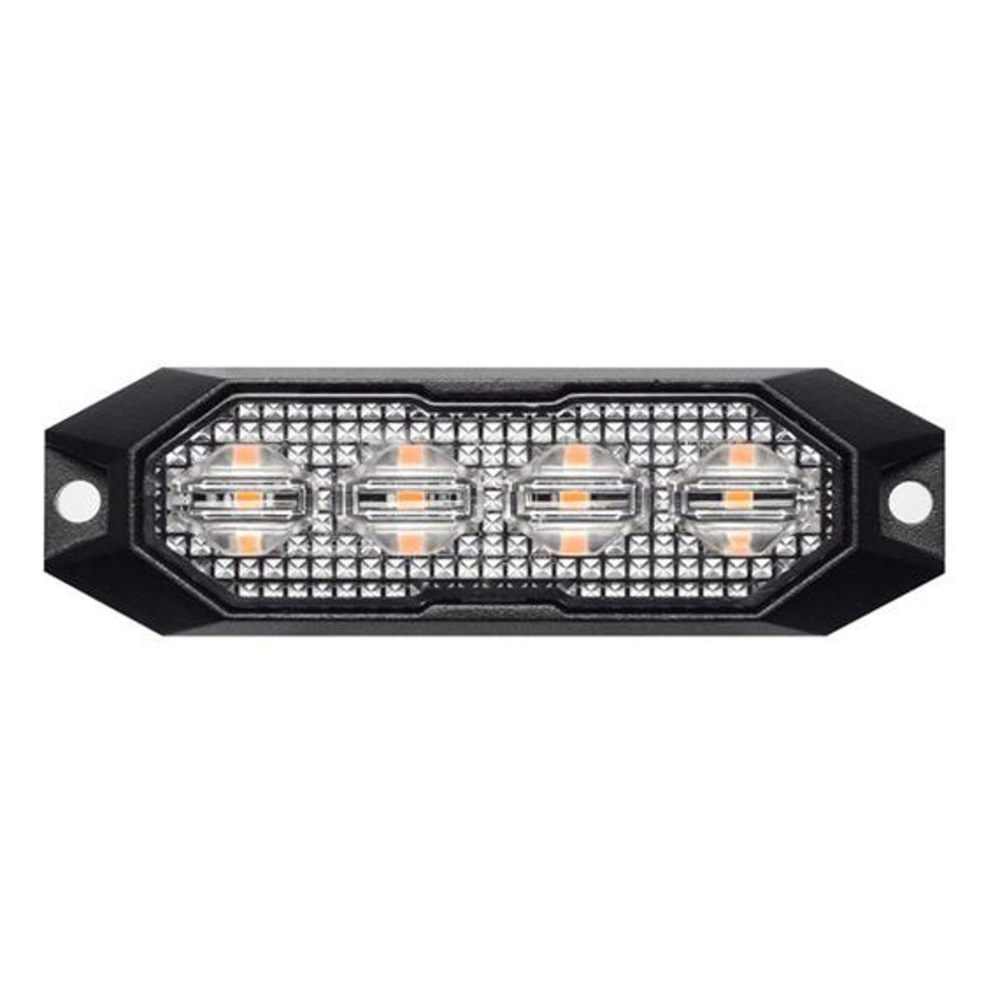 Blikajúca lampa žltá doplnková mini 4LED 15 funkcií