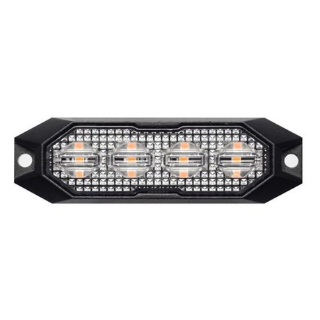 Blikajúca lampa žltá doplnková mini 4LED 15 funkcií