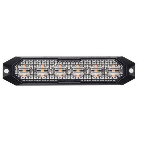 Blikajúca lampa žltý doplnok mini 6LED 15 funkcií