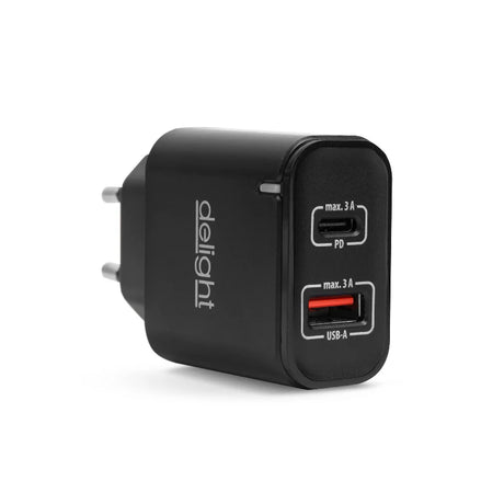 Adaptér na nabíjanie telefónu USB-A + USB-C PD20W s rýchlym nabíjaním