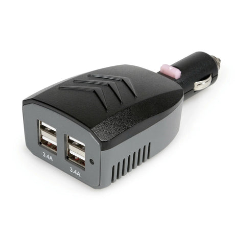 Adaptér do zapalovania s 4 USB portmi 6800 mA