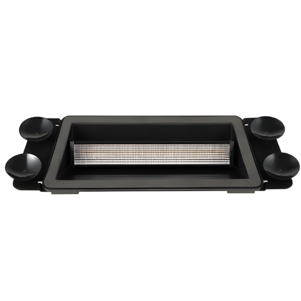 Žlté blikajúce svetlo na predné sklo s 24 LED a 19 funkciami