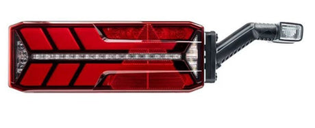 Zadná lampa s gumovou lampou pre prívesné vozidlá so 4 konektormi