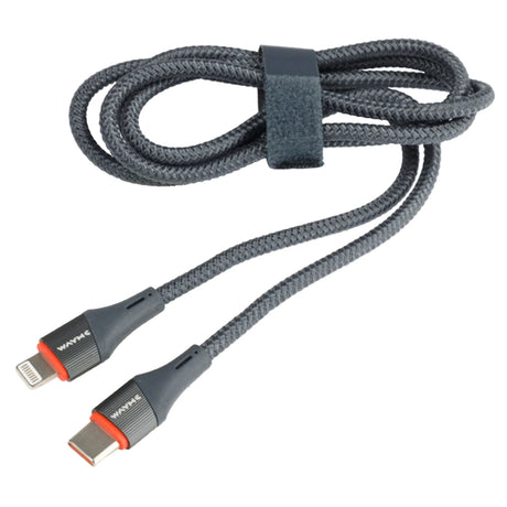 USB dátový a nabíjací kábel 100 cm, USB-C > Lightning, max. 30 W