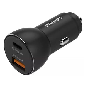 Rýchly nabíjač do auta so zásuvkou na cigarety USB A+C 36W