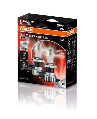 Žiarovka 12V 20/19W H4 Osram Night Breaker LED set   S povolením Dopravnej správy