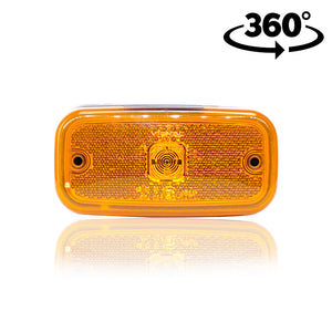 Lampa s prizmatickým bokom, veľká žltá Vignal