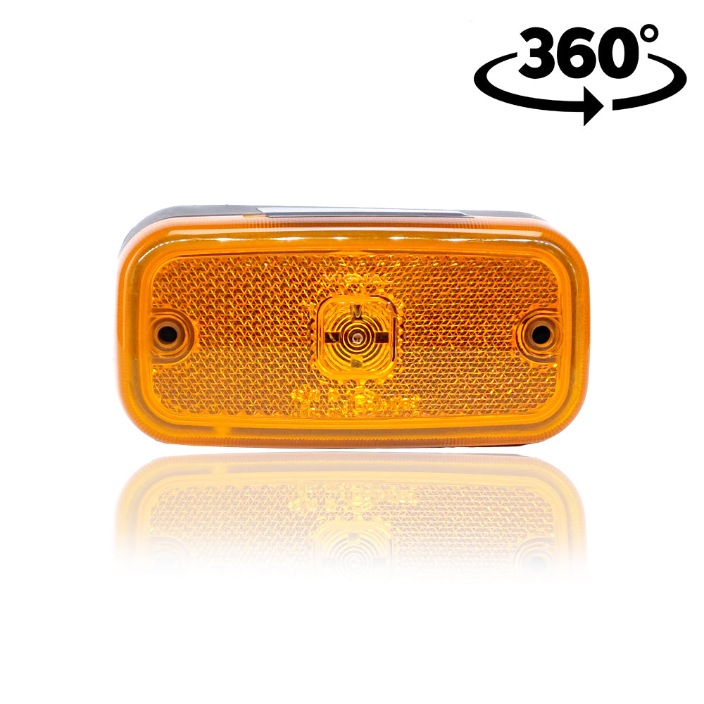 Lampa s prizmatickým bokom, veľká žltá Vignal