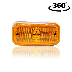 Lampa s prizmatickým bokom, veľká žltá Vignal