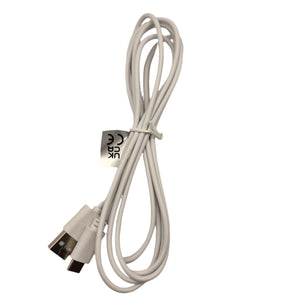 Usb c kábel biely 2 m