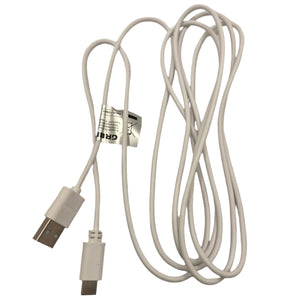 Usb c kábel biely 2 m