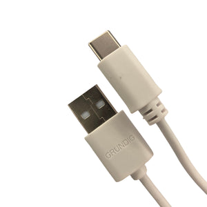 Usb c kábel biely 2 m