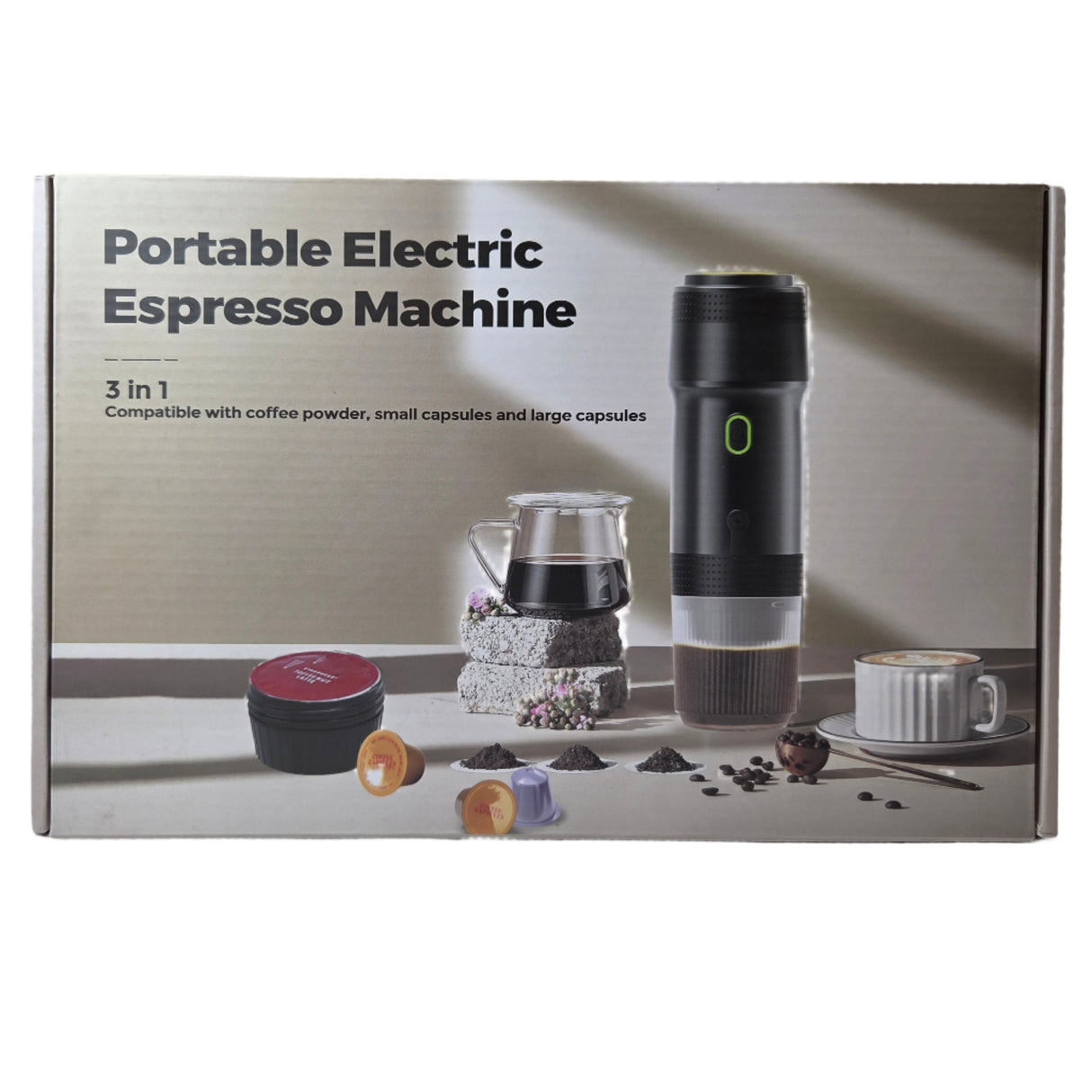 Cestovný kávovar na espresso kapsuly 12V KF-JN-01