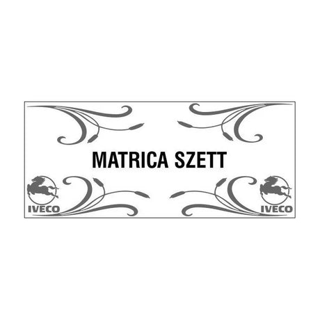 Súprava 4 ks nálepiek pre bočné okná s nákresmi kamiónov