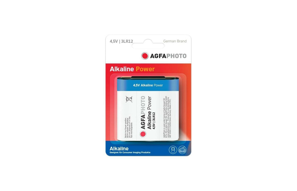 Plochá batéria 4,5 V trvanlivá alkalická
