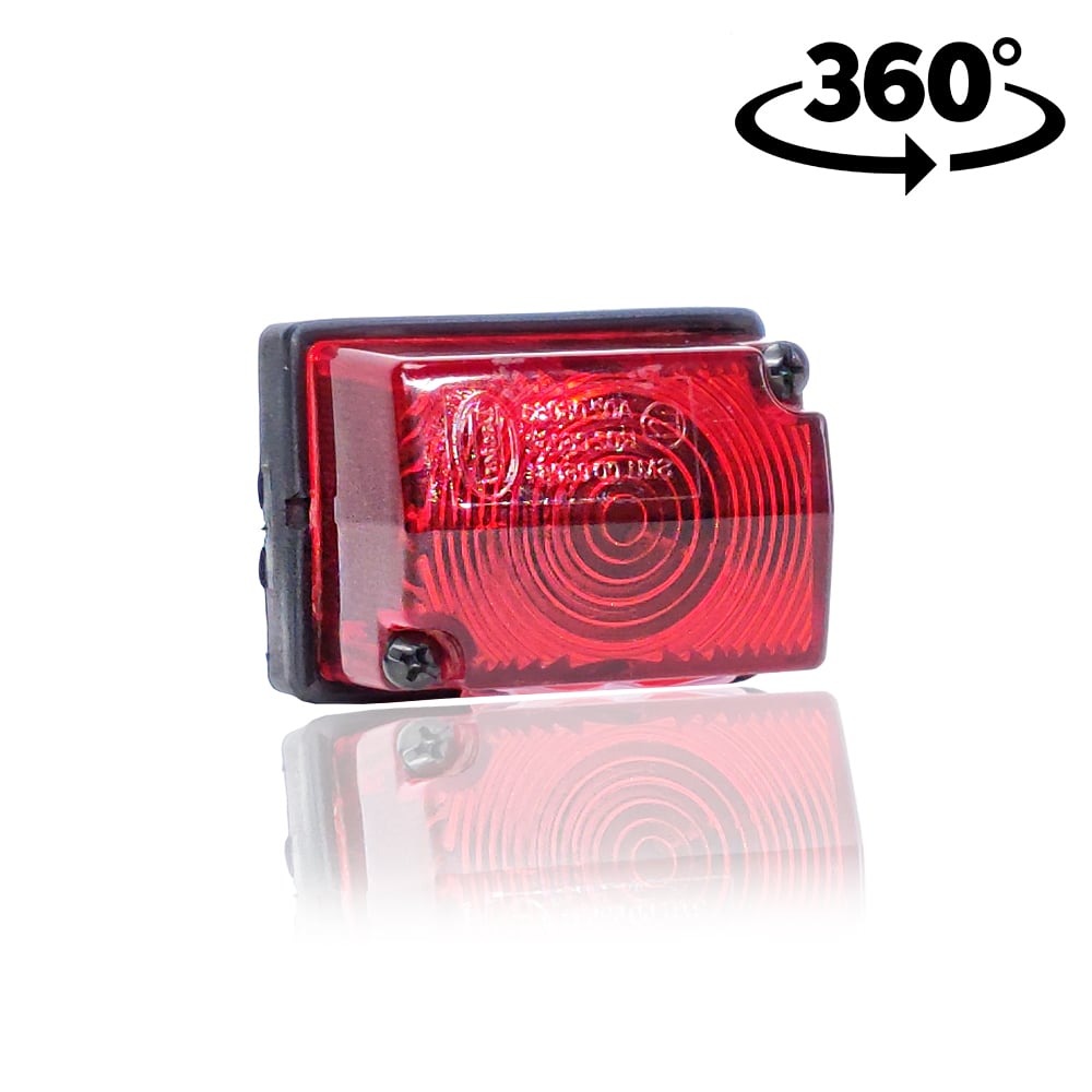 Lampa kocka žltá/červená/biela