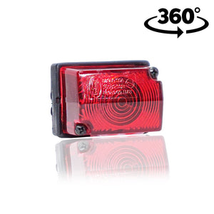 Lampa kocka žltá/červená/biela