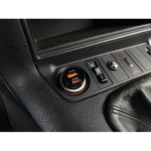 Autonabíjačka do zapalovača  USB-C a USB-A výstupom