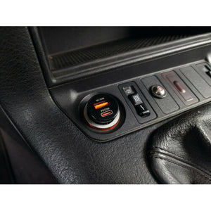 Autonabíjačka do zapalovača  USB-C a USB-A výstupom