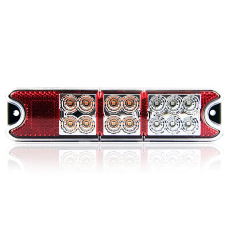 Lampa LED 3-funkčná s prizmatickým dizajnom 12/24V