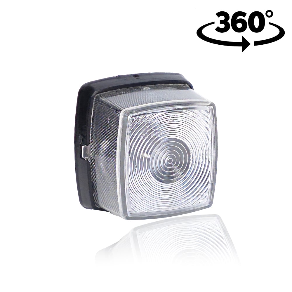 Poloha lampy veľká biela