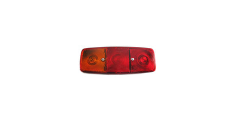 Lampa pre MB 3 komorová malá sklo ľavo-pravo