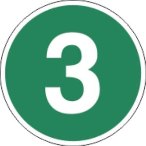 Nálepka 3 EUR 3