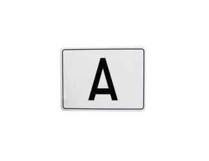 Odpadový voz "A" označenie 300 x 400 mm