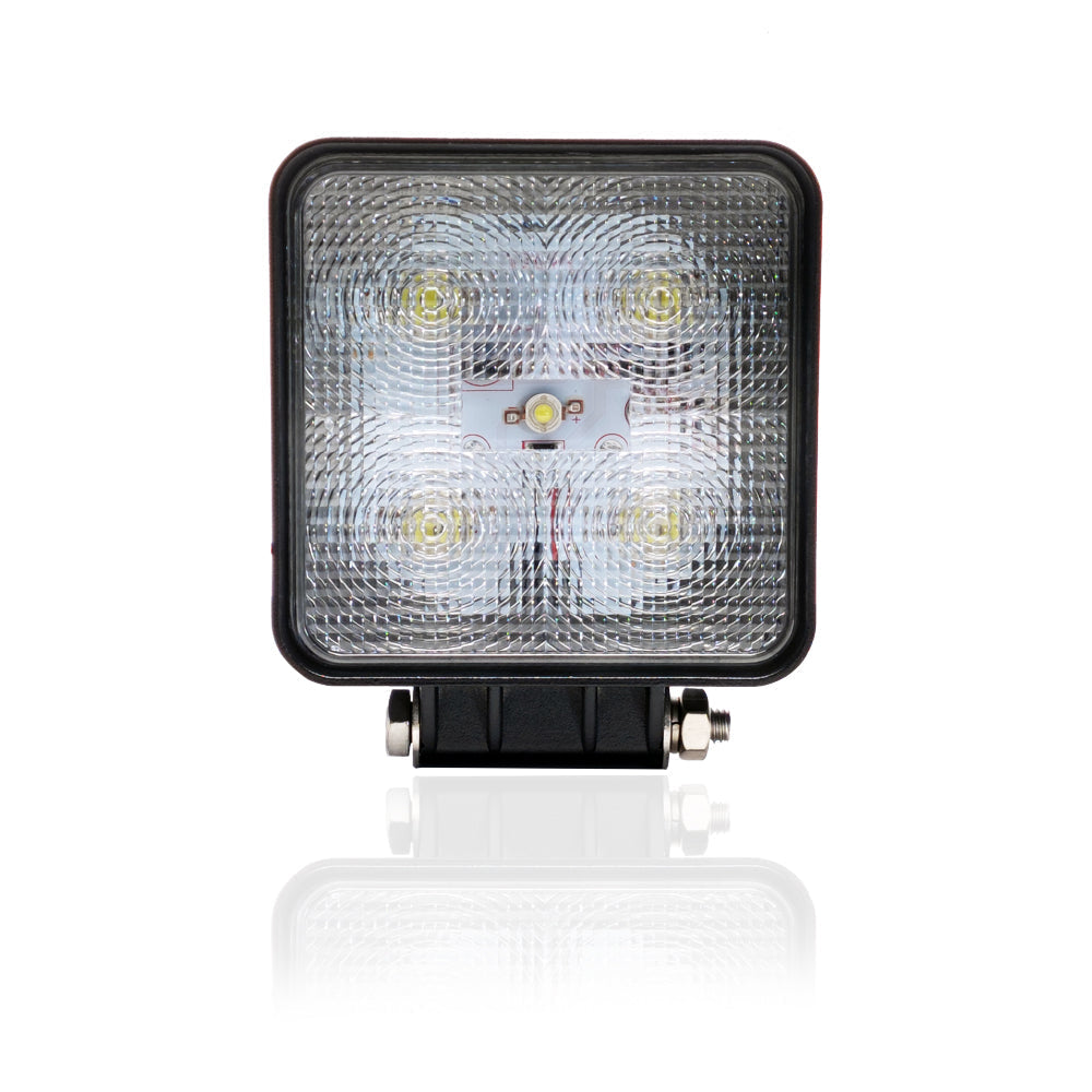 Pracovná lampa LED štvorcová 12/24V