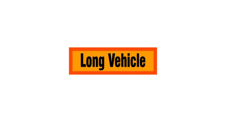 Matrica Long Vehicle mierne odleskujúca 9,6 x 41,5 cm