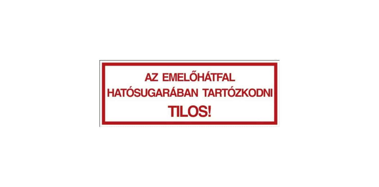Nálepka na zdvíhaciu stenu