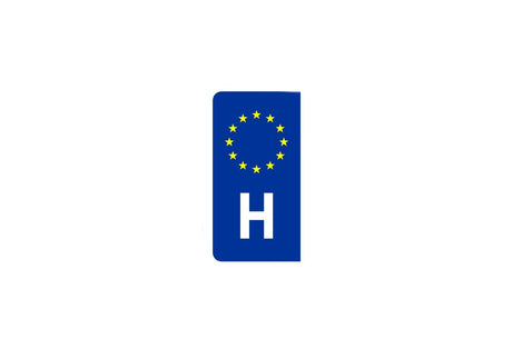 Tabuľka s nálepkou EÚ s hviezdičkou