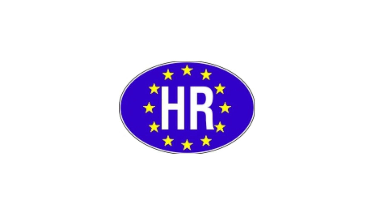 Samolepka HR Chorvátsko EÚ