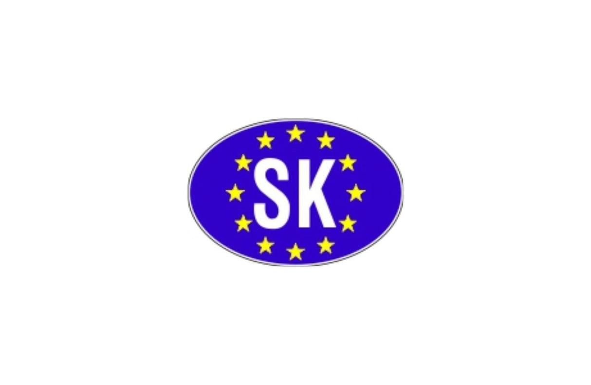 Nálepka SK (Slovensko) EÚ