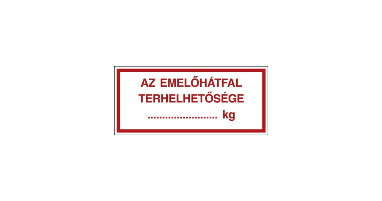 Matrica Nosnosť zdvíhacieho zábradlia