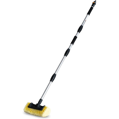 Teleskopická umývacia kefa s vodným kohútom (s hlavou) 250 cm