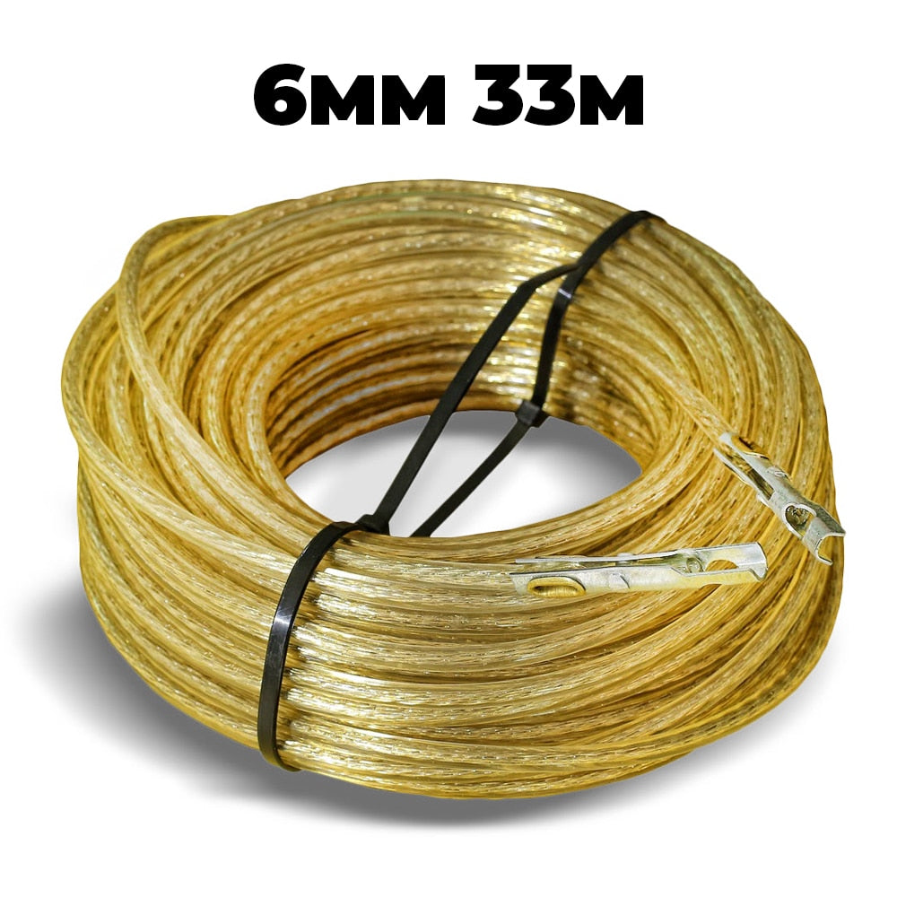 Celný závesný oceľový kábel 6 mm s koncovkami hotový