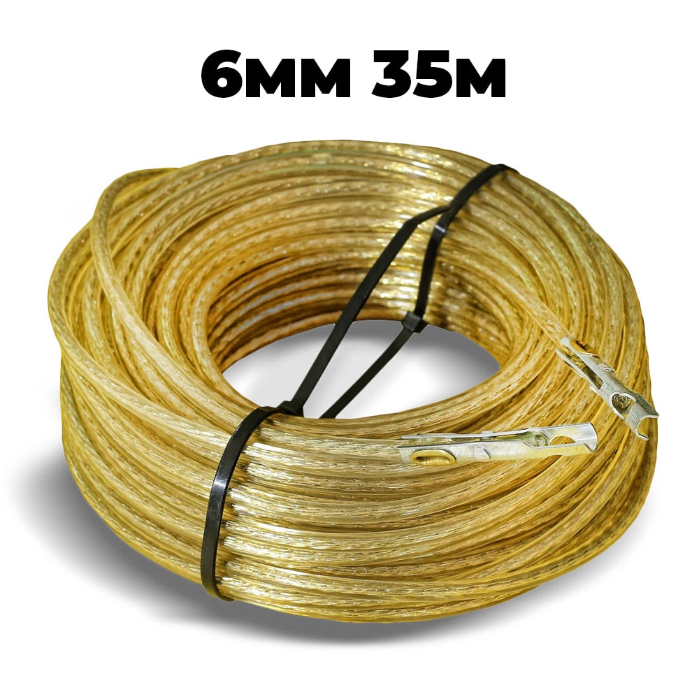 Celný závesný oceľový kábel 6 mm s koncovkami hotový