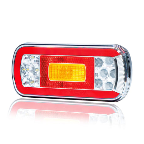 LED lampa 5-funkčná protitlmová s prizmou