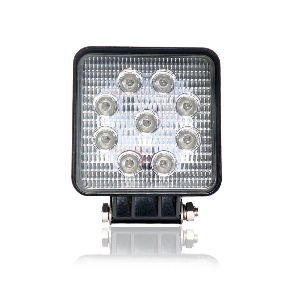Pracovná lampa LED štvorcová 12/24V