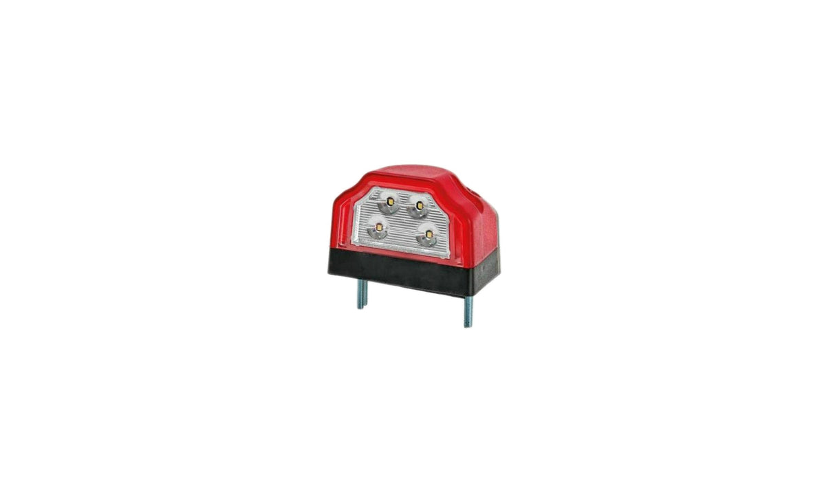 Tabuľka s veľkým červeným 4 LED svetlom
