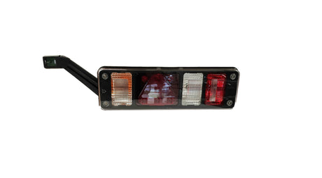 Lampa Krone s 7 komorovou LED trojuholníkovou prizmovou gumovou lampou