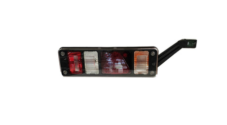 Lampa Krone s 7 komorovou LED trojuholníkovou prizmovou gumovou lampou