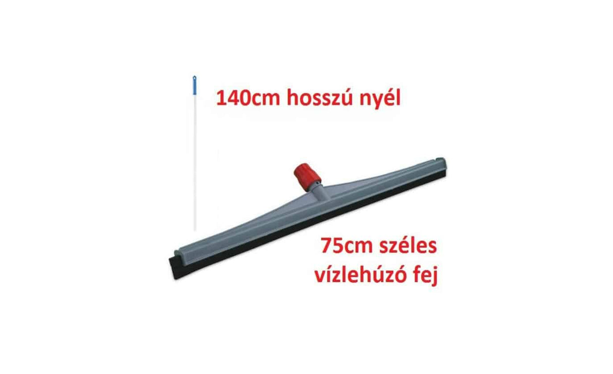 Žľabová stierka s hliníkovou rukoväťou dlhou 140 cm
