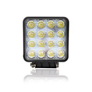 Pracovná lampa LED štvorcová 12/24V