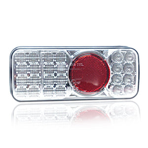 Svetlo LED s 5 funkčnými priehľadnými prizmami 12/24V