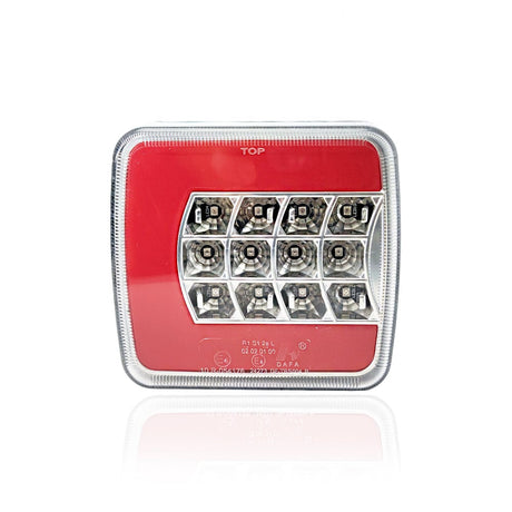 Lampa LED 4-funkčná priehľadná bez hranolu 12/24V