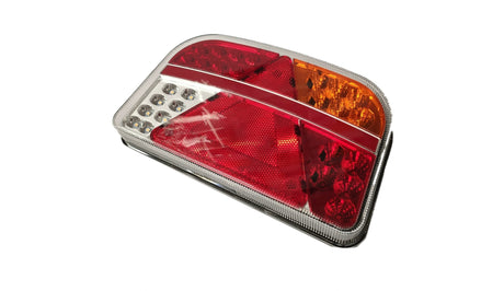Svetlo LED s 7 funkciami, zaoblený trojuholníkový prizmatický 12/24V